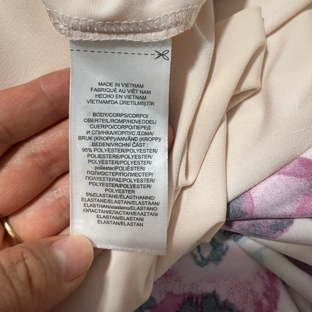 Ralph Lauren Cream and Red Floral Midi Dress - Picture 12 of 12